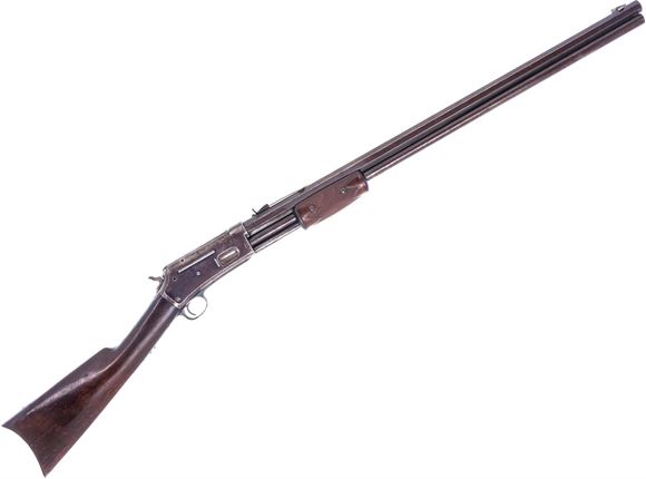 Picture of Used Colt Lightning Express Large Frame Pump-Action 40-60-260 Marlin, 28" Octagon Barrel, 1890 Mfg., Stock Cracked at Tang, Overall Good Condition