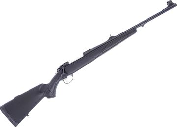 Picture of Used Sako 85 Black Bear Bolt-Action 9.3x62mm, 20" Fluted Barrel w/ Sights, Sako Rubber Bolt Knob, Soft Touch Synthetic Stock, Limbsaver Pad, One Mag, Very Good Condition