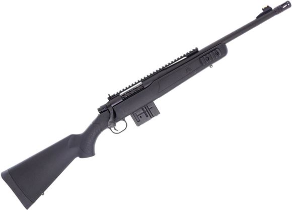 Picture of Used Mossberg MVP Scout Bolt-Action 7.62mm Nato, 16.5" Barrel w/Flash Hider,  Aperture Sights, One Mag, Very Good Condition