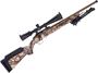 Picture of Used Ruger American Rimfire Bolt Action 22 LR, 18" Threaded Barrel, With Vortex Diamondback Tactical 4-12x40mm Scope, Burnt Bronze Cerakote Finish, GO Wild Camo Synthetic Stock, Bipod, 3 Mags, Very Good Condition