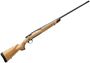 Picture of Browning X-Bolt 2 Medallion Maple Bolt Action Rifle - 300 Win Mag, 26", Polished Blued, Sporter Contour, Muzzle Brake, Polished Blued Engraved Receiver, Gloss AAAA Maple Stock w/Rosewood Forend & Pistol Grip Cap, 4rds, Adjustable Feather Trigger