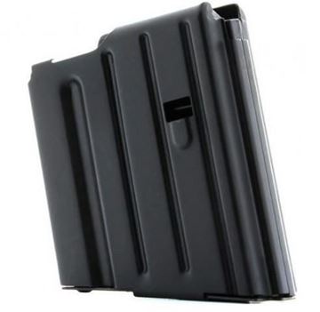 Picture of C-Products DURA MAG SS AR-10 Magazines - 308/7.62/6.8 SR25  Pattern, COAL Up To 2.87", 10rds, Matte Black, 410 Series Stainless Steel, Orange Plastic Anti-Tilt Follower, Chrome Silcon Wire Spring.