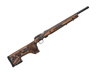 Picture of CZ 457 Range Bolt Action Rifle - 22 LR, 20", Threaded 1/2-20 Heavy Match Barrel, Cold Hammer Forged, Blued, Laminate Stock With Adjustable Comb, Adjustable Trigger, 4 QD Sling Mounts, 5rds