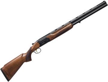 Picture of Akkar Churchill 206 Lady Over/Under Shotgun - 12Ga, 3", 26", Vented Rib, Matte Blue, Hardened Steel Receiver, Oily Finish Walnut Stock, Fiber Optic Front Sight, Mobil Choke (F,IM,M,IC,C)
