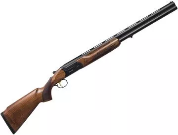 Picture of Akkar Churchill 206 Lady Over/Under Shotgun - 12Ga, 3", 26", Vented Rib, Matte Blue, Hardened Steel Receiver, Oily Finish Walnut Stock, Fiber Optic Front Sight, Mobil Choke (F,IM,M,IC,C)