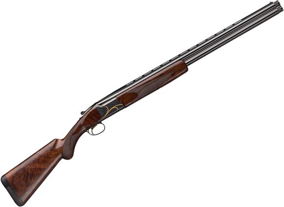 Picture of Browning Citori Gran Lightning Over/Under Shotgun - 28Ga, 3", 28", Vented Rib, High Polished Blued, Relief Engraved Steel Receiver, Grade V/VI Satin Walnut Stock, Ivory Bead Front Sight, Invector-Plus Midas Extended (F,M,IC)