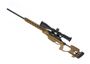 Picture of Used Sako TRG-42 Bolt Action Rifle - 338 Lapua Mag, 27-1/8", Phosphatized, Cold Hammer Forged Heavy Contour Barrel, Desert Tan Copolymer Stock w/Aluminum Skeleton Inside, 5rds, Spurh Mount, Nightforce ATACR 7-35x56 Scope, Hard Case, Excellent Condition