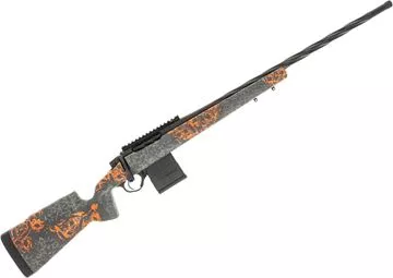 Picture of Used Seekins Precision Havak PH2 NRL Hunter Bolt-Action Rifle - 6.5 Creedmoor, 24", 5/8x24 Threaded, Urban Shadow/Charcola Gray, Carbon Stock, M-Lock Rail Slots, Double Swivel Studs, 1 Mag, Very Good Condition