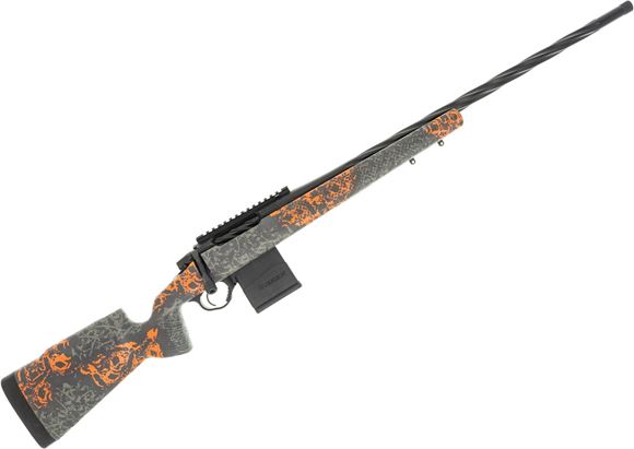 Picture of Used Seekins Precision Havak PH2 NRL Hunter Bolt-Action Rifle - 6.5 Creedmoor, 24", 5/8x24 Threaded, Urban Shadow/Charcola Gray, Carbon Stock, M-Lock Rail Slots, Double Swivel Studs, 1 Mag, Very Good Condition