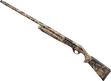 Picture of Benelli Super Black Eagle III Semi-Auto Shotgun, Left Hand - 12Ga, 3.5", 28", Vented Rib, Realtree Max-7 Camo, Synthetic Stock w/ComforTech, 3rds, Red-Bar Front Sights, Crio Chokes (C,IM,F)Extended(IC,M)