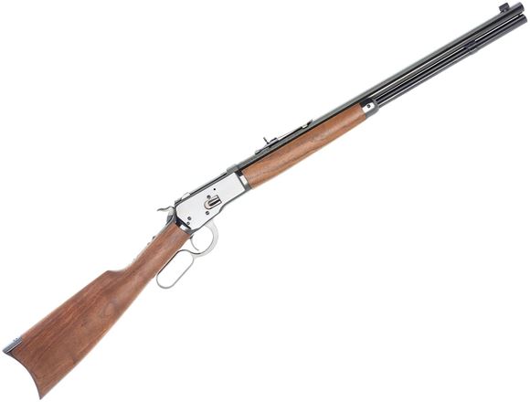 Picture of Used Winchester Model 1892 Short Lever Action Rifle - 44 Rem Mag, 20", Sporter Contour, Brushed Polish, Satin Grade I Black Walnut Stock, 10rds, Gold Bead Front & Semi-Buckhorn Rear Sights, New In Box Condition