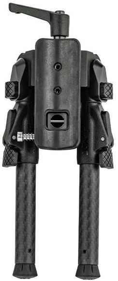 Picture of Modular Driven Technologies (MDT) Accessories - GRND-POD Bipod, Carbon Fiber Legs, Swivel Stud Interface, 4.5" Collapsed, 9" Extended, 32 degree Cant Range, 40 degree & 90 degree Position, Black.