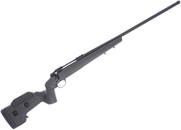 Picture of Sako 90 Quest Bolt Action Rifle - 7MM PRC, 24.3", Cold Hammer Forged Barrel, Fluted 5/8-24 Thread, Graphite Black Cerakote Action and Barrel, Carbon Fiber Stock With Adustable Cheek Riser, Machined-In Picatinny Rail, Adjustable Trigger, 4rds