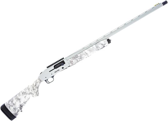 Picture of Used Mossberg 940 Pro Snow Goose Semi-Auto 12 Ga, 3" Chamber, 28" Vent Rib Barrel, Ported Accu-choke (M), Snow Camo Synthetic Stock, Excellent Condition