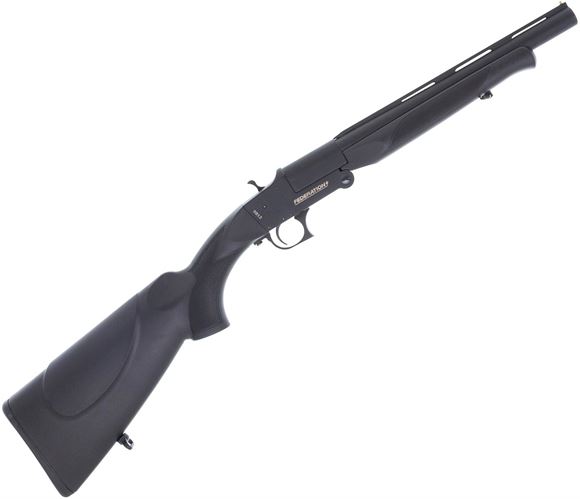 Picture of Used Federation Firearms SB12 Single-Shot 12ga, 3" Chamber, 14" Vent Rib Barrel, Mobil Choke (F,M,C) Synthetic Stock, Good Condition