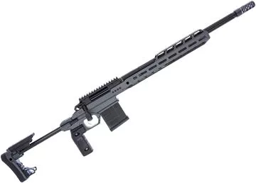 Picture of Aero Precision Solus Bolt-Action Rifle - 308 Win, 20", Fluted Light Sendero Contour Barrel, Black Elite Cerakote, JTAC Industries Screech Owl Chassis, Timney Trigger, Spearhead Machine 4 Port Brake, MDT Vertical Grip, 10rds