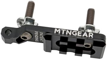 Picture of MTN Gear - Bipod Mount, Hybrid Picatinny/ARCA Swiss Rail w/ Sling Attachment, 25-40mm Bolt Centers, Hardware Included