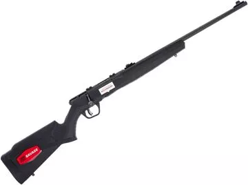 Picture of Used Savage B Series F Bolt-Action Rifle - 22lr, 21", Black Synthetic Stock, Accutrigger, Bases, Open V Notch Rear Sight, Bead Front Sight, 10lrd New In Box/ Salesman Sample