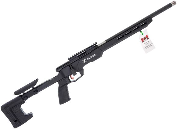 Picture of Used Savage B Series Precision Lite Bolt-Action Rifle - 22lr, 18" Carbon Fiber Wrapped Stainless Steel Barrel, 1/2-28 Threaded, MDT Chassis Stock, AccuTrigger, 20 MOA Rail, New In Box/ Salesman Sample