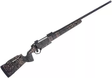 Picture of Seekins Precision Havak PH3 Bolt-Action Rifle - 300 Win Mag, 22", 5/8x24 Threaded, Spiral Fluted Stainless Barrel, 1:10" Twist, Quick Change Barrel System, 3-Lug Action - 60 Degree Bolt Throw, Integrated 20 Moa Pic Rail, Woodland Shadow Carbon Composite S