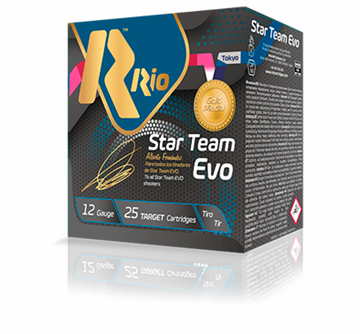 Picture of Rio Ammunition, Star Team Evo Shotgun Ammo - 12Ga, 2-3/4", #7.5 Shot, 32 Gram (1-1/8oz), 1250fps, 25rds Box