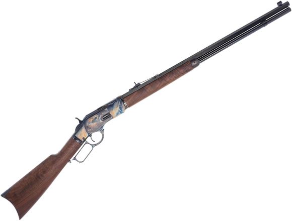 Picture of Used Winchester Model 1873 Lever-Action 357 Mag, 24" Octagon Barrel, Case Hardened Receiver, Satin Walnut Stock, 2019 Mfg., Excellent Condition