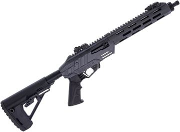 Picture of Adler RF224 Tactical Semi-Auto Rifle - 22LR, 11.7", Threaded 1/2x28 TPI, Gray Aluminum Receiver w/ Picatinny Top Rail, M-Lok Handguard, AR Mil-Spec Buffer Tube With Collapsing Stock, AR Pistol, Grip, Flip-Up Sights, 2 Ruger 10/22 x10rds Mags, 597 Magazine
