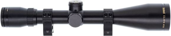 Picture of Used Bushnell Elite 6500 2.5-16x50mm, 30mm, Matte, 1/4 MOA Click Value, Mil-Dot Reticle, Side Parallax Adjustment, Fully Multi-Coated & Ultra Wide Band Coating, Argon Purged, Vortex Rings, Very Good Condition