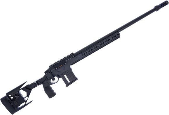 Picture of Used Seekins Precision Havak HIT Bolt-Action Rifle - 6.5 Creedmoor, 24", 5/8x24 Threaded, 1:8 Twist, 416 SS Barrel, 4 Locking Lugs, 90-Degree Bolt Throw, Black Seekins Chassis, 5rds Mag, Seekins Arca Rail, Area 419 Hellfire Muzzle Brake, Excellent Conditi