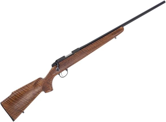 Picture of Used Sako P04R Finnfire II Bolt-Action 22 LR, 22" Barrel, Blued, Walnut Montecarlo Stock w/ Tiger Striping, One Mag, Original Box, Excellent Condition