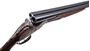 Picture of Used Bernardelli Ejecting Sidelock Side x Side Shotgun - 12ga, 2-3/4", 730mm Barrel, Beavertail Forend, Semi Pistol Grip Buttstock w/ Cheek Piece & Crest Removed (Small Cracks Around Reciever) (13-3/4" LOP) ,Double Trigger w/ Hinged Front Trigger, Mid Bea
