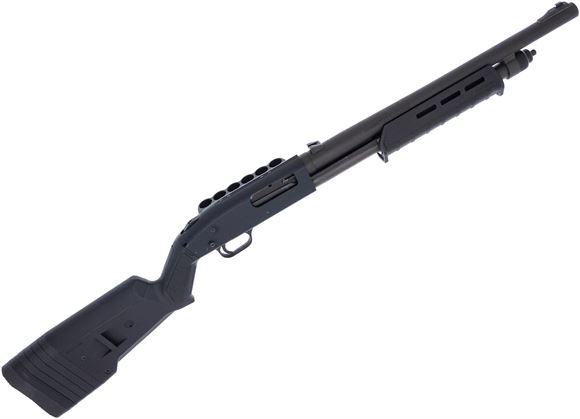 Picture of Used Mossberg 590A1 Pump-Action 12Ga, 3" Chamber, 18.5" Barrel w/ Rifle Sights, Magpul Furniture, Mesa Tactical Side Saddle, Very Good Condition
