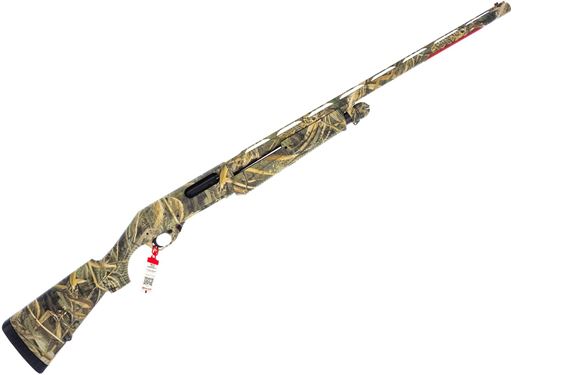Picture of Used Benelli Nova Pump-Action 12ga, 3.5" Chamber, 28" Barrel, Mobil Choke (IC), Max-5 Camo Synthetic Stock, Excellent Condition