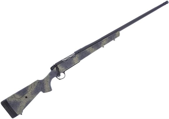 Picture of Used Bergara B14 Wilderness Sierra Bolt-Action 7 PRC, 22" Fluted Barrel w/ Radial Brake, Sniper Grey Cerakote, Composite Stock w/ Adjustable Comb, Original Box, Very Good Condition