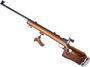Picture of Used Schultz & Larsen Model 61 Free Rifle Single-Shot 22 LR, 28" Heavy Barrel, Aperture Sights, Thumbhole Wood Stock, Set Trigger, Missing Palm Rest & Buttplate, Good Condition