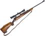 Picture of Used Sako AV Bolt-Action Rifle, 375 H&H Mag, 23'' Barrel, Ported Muzzle, Walnut Stock, Bushnell Elite 3000 1.5-4.5x, Original Sako Leather Sling, Very Good Condition