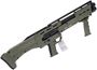 Picture of Used Standard Manufacturing DP-12 Gen 2 Pump-Action Shotgun - 12Ga, 3" Chamber, 18" Barrel, OD Green Synthetic Stock & Foregrip, 2x7rds, Top & Bottom Picatinny Rails, Includes Case Club Hard Case, Excellent Condition