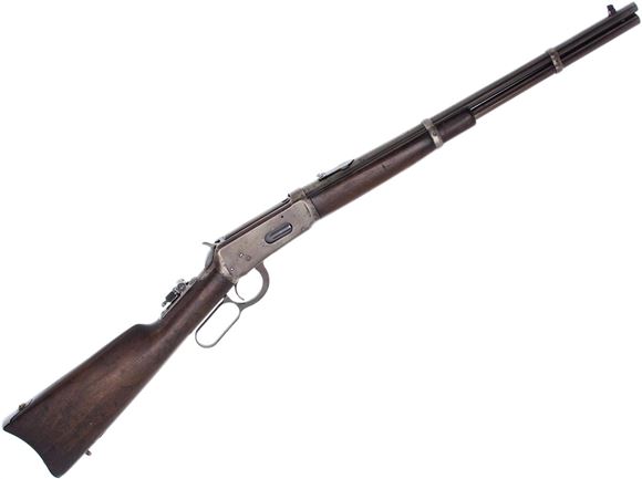 Picture of Used Winchester Model 1894 Lever-Action Rifle - 25-35 WCF, 20" Barrel, 1909 Mfg, Tang Sight, Saddle Ring, Fair Condition