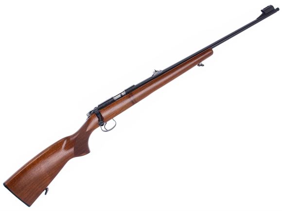 Picture of Used CZ 455 Lux, 22 LR 20'' Threaded Barrel w/Sights, Checkered Wood Stock, 1 Magazine, Some Scratches on the Stock, Good Condition