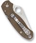 Picture of Spyderco Knives - Para 3 - 2.93" CPM� Cru-Wear� Folding Blade, Brown Canvas Micarta Handle, Plain Edge, Full-Flat Grind, Origin USA