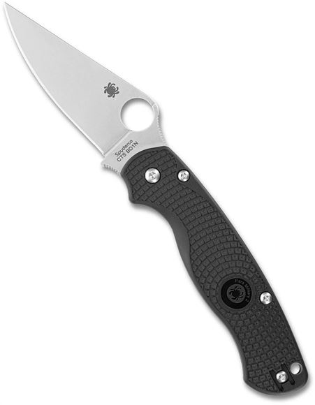 Picture of Spyderco Knives - Para Military 2 Lightweight - 3" CTS� BD1N Folding Blade, Black FRN Handle, Plain Edge, Full-Flat Grind, Origin USA.