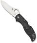 Picture of Spyderco Knives - Stretch 2 Lightweight - 3.43" VG-10 Folding Blade, Black FRN Handle, Plain Edge, Full-Flat Grind, Origin Japan.