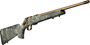 Picture of CZ 457 Hunter Strata Bolt-Action Rifle - 22 LR, 20", Stainless Cold Hammer Forged Threaded 1/2x20 UNF Barrel, Copper PVD Coating On Barrel And Action, Strata Camo Synthetic Stock, Detachable Mag, Adjustable Trigger, MuzzleBrake, 5rds
