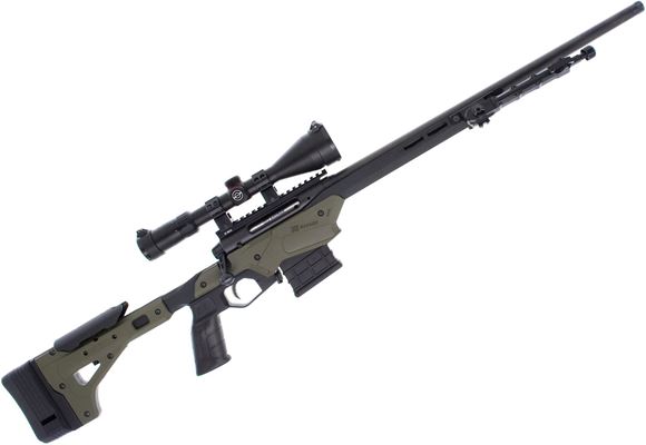 Picture of Used Savage Arms Axis Precision Bolt-Action Rifle - 223 Rem, 22" Heavy Barrel, OD MDT Chassis, MLOK Forend, Simmons 3-9x50 Scope, Bipod, 1x Mag, Excellent Condition