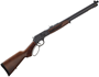 Picture of Henry Repeating Arms H12 Provider Lever-Action Rifle - 357 Mag, 20", Blued, Black Receiver, American Walnut Stock, Adjustable Buckhorn Rear Sight Brass Bead Front Sight, 10rds