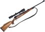 Picture of Used Sauer 202 Bolt-Action Rifle - 7mm Rem Mag, 24" Barrel With Sights, Set Trigger, Walnut Monte Carlo Stock, Swarovski Z63-18x50 4A Reticle, EAW Swing Mounts, 1 Magazine, Leather Sling,  Excellent Condition