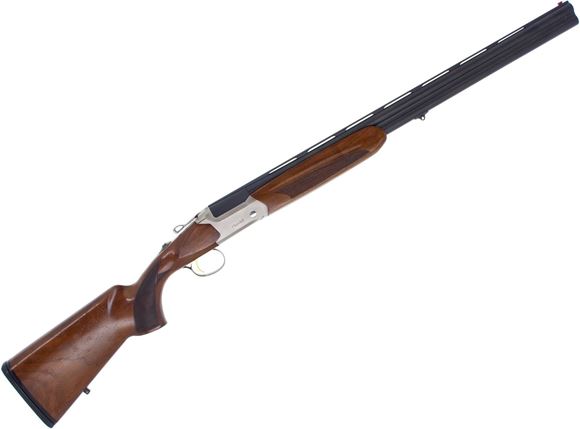 Picture of Used Akkar Churchill 820 Silver Youth Over-Under 20ga, 3" Chambers, 26" Barrels, Rem Choke (M,IC), 13.4" LOP Walnut Stock, Good Condition