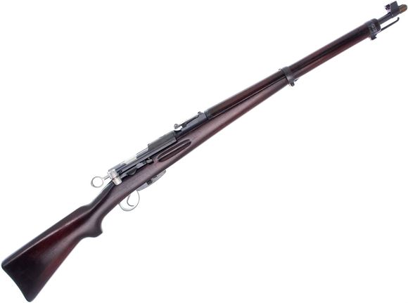 Picture of Used Schmidt Rubin K31 Bolt-Action 7.5x55mm Swiss, 25" Barrel, Full Military Wood, Matching Numbers, Muzzle Protector, Excellent Condition