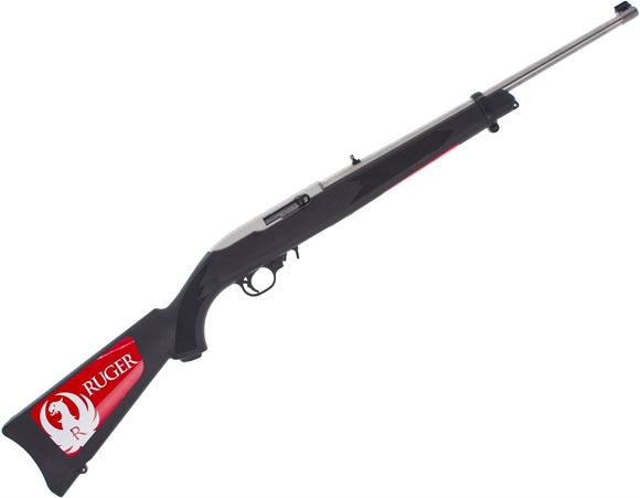 Picture of Used Ruger 10/22 Semi-Auto 22 LR, 18.5" Barrel, Stainless, Synthetic Stock, One Mag, Good Condition
