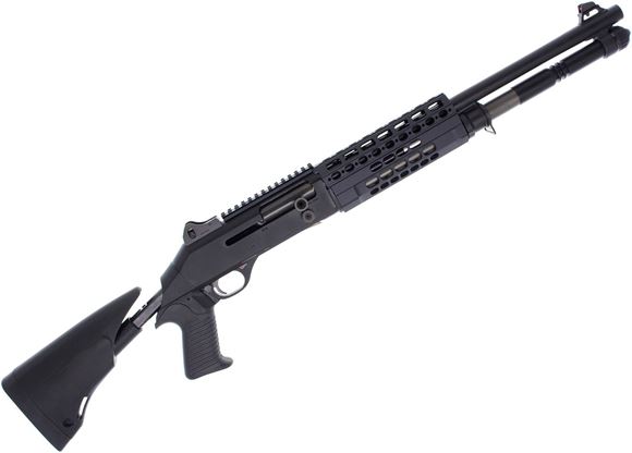 Picture of Benelli M4 T-PRO Semi-Auto 12ga, 3" Chamber, 18.5" Barrel w/ LPA Ghost Ring Sights, Mobil Choke (M), Multi-Rail Handguard, Extended Controls, Pistol Grip Collapsing Stock, Original Box, Excellent ConditionBenelli M4 T-PRO Semi-Auto 12ga, 3" Chamber, 18.5"